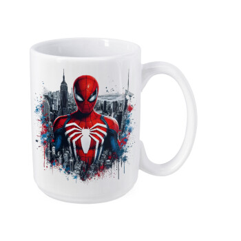 Spiderman City, Κούπα Mega, κεραμική, 450ml