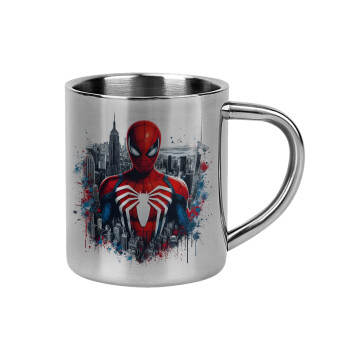 Spiderman City, Mug Stainless steel double wall 300ml