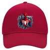 Adult Ultimate Hat RED, (100% COTTON DRILL, ADULT, UNISEX, ONE SIZE)