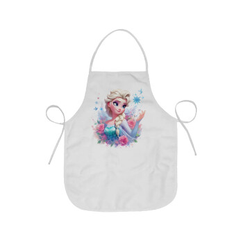 Elsa Princess, Chef Apron Short Full Length Adult (63x75cm)