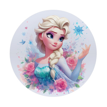 Elsa Princess, Mousepad Στρογγυλό 20cm