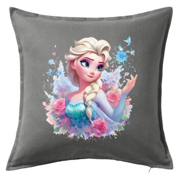 Elsa Princess, Sofa cushion Grey 50x50cm includes filling