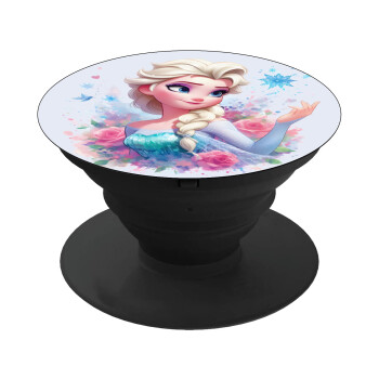 Elsa Princess, Phone Holders Stand  Black Hand-held Mobile Phone Holder