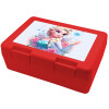 Children's cookie container RED 185x128x65mm (BPA free plastic)