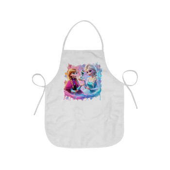 Elsa & Anna Princess, Chef Apron Short Full Length Adult (63x75cm)