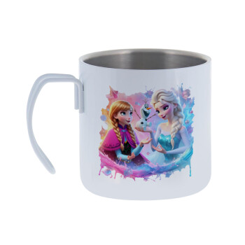 Elsa & Anna Princess, Mug Stainless steel double wall 400ml