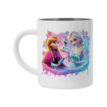 Elsa & Anna Princess, Mug Stainless steel double wall 450ml