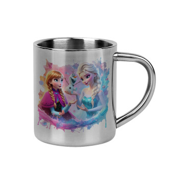 Elsa & Anna Princess, Mug Stainless steel double wall 300ml