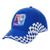 Adult Ultimate BLUE RACING Cap, (100% COTTON DRILL, ADULT, UNISEX, ONE SIZE)