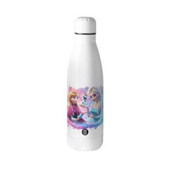 Elsa & Anna Princess, Metal mug thermos (Stainless steel), 500ml