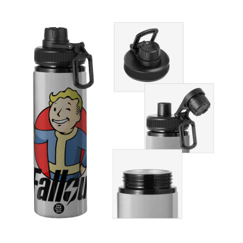 Fallout Vault Boy, Metallic water bottle with safety cap, 850ml aluminum