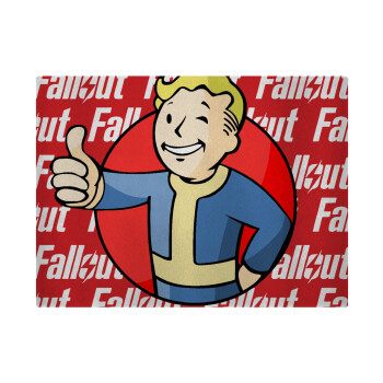 Fallout Vault Boy, Επιφάνεια κοπής γυάλινη (38x28cm)