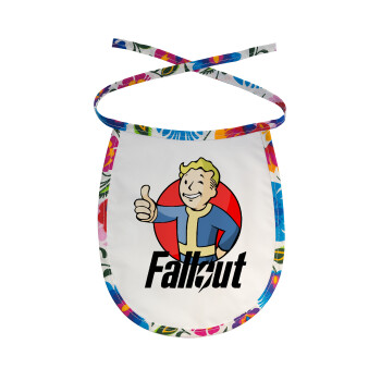 Fallout Vault Boy, Σαλιάρα μωρού αλέκιαστη με κορδόνι Χρωματιστή