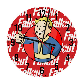 Fallout Vault Boy, Ρολόι τοίχου ξύλινο (30cm)