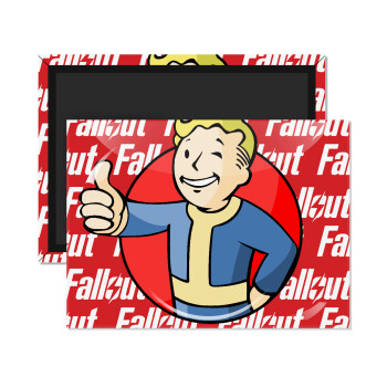 Fallout Vault Boy, Ορθογώνιο μαγνητάκι ψυγείου διάστασης 9x6cm