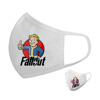 Fallout Vault Boy, Μάσκα υφασμάτινη υψηλής άνεσης παιδική (Δώρο πλαστική θήκη)