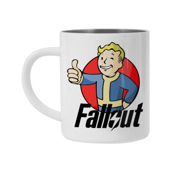 Fallout Vault Boy, Mug Stainless steel double wall 450ml