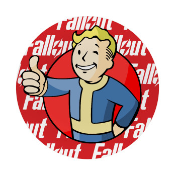 Fallout Vault Boy, Mousepad Στρογγυλό 20cm