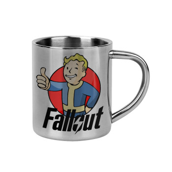 Fallout Vault Boy, Mug Stainless steel double wall 300ml