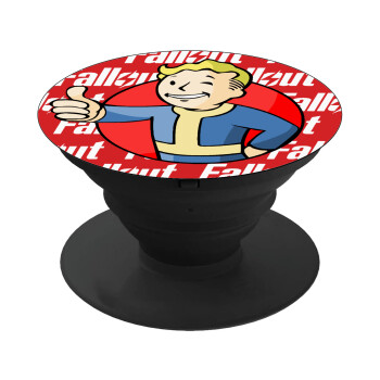 Fallout Vault Boy, Phone Holders Stand  Black Hand-held Mobile Phone Holder