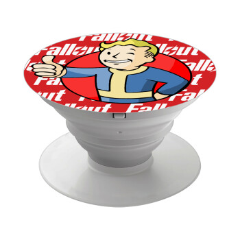 Fallout Vault Boy, Phone Holders Stand  White Hand-held Mobile Phone Holder