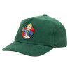 Children's Baseball Cap, 100% Cotton Drill, GREEN (COTTON, CHILDREN'S, ONE SIZE)