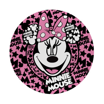 Minnie mouse, Mousepad Round 20cm