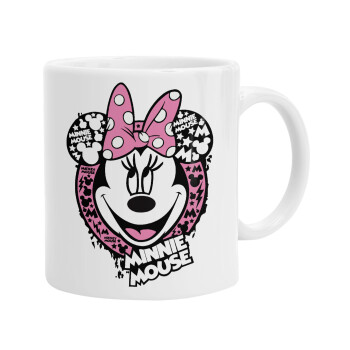 Minnie mouse, Ceramic coffee mug, 330ml (1pcs)