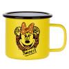 Metallic enamel MATT Yellow cup 360ml