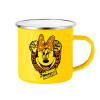 Yellow Enamel Metallic Cup 360ml