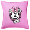 Sofa cushion Pink 50x50cm includes filling