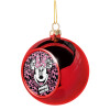 Christmas tree ball Red 8cm