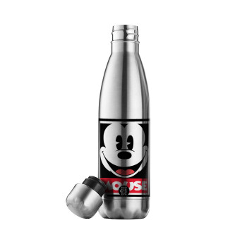 Mickey Mouse, Inox (Stainless steel) double-walled metal mug, 500ml