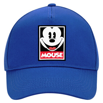 Mickey Mouse, Ultimate Adult Hat BLUE, (100% COTTON DRILL, ADULT, UNISEX, ONE SIZE)