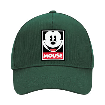 Mickey Mouse, Adult Ultimate Hat GREEN, (100% COTTON DRILL, ADULT, UNISEX, ONE SIZE)