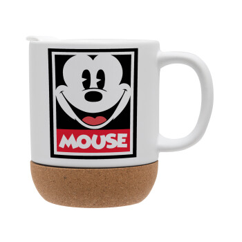 Mickey Mouse, Ceramic coffee mug Cork (MAT), 330ml (1pcs)