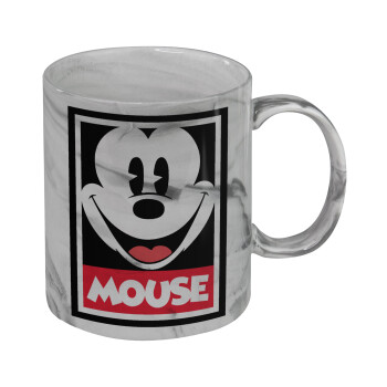 Mickey Mouse, Mug ceramic marble style, 330ml