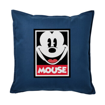 Mickey Mouse, Sofa cushion Blue 50x50cm includes filling