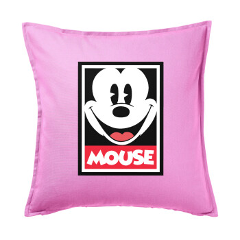 Mickey Mouse, Sofa cushion Pink 50x50cm includes filling