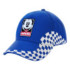 Adult Ultimate BLUE RACING Cap, (100% COTTON DRILL, ADULT, UNISEX, ONE SIZE)