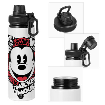 Mickey Mouse, Metal water bottle with safety cap, aluminum 850ml