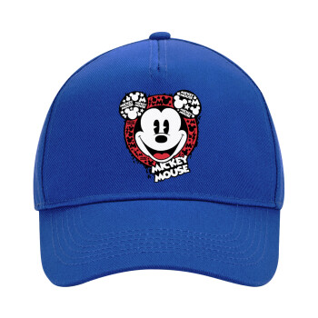 Mickey Mouse, Ultimate Adult Hat BLUE, (100% COTTON DRILL, ADULT, UNISEX, ONE SIZE)