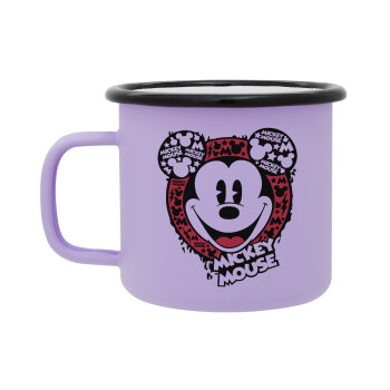 Mickey Mouse, Κούπα Μεταλλική εμαγιέ ΜΑΤ Light Pastel Purple 360ml