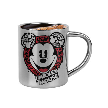 Mickey Mouse, Double-wall metal cup for espresso (220ml)