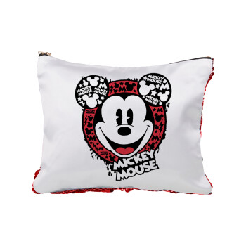 Mickey Mouse, Red sequin cosmetic bag