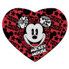 Mousepad heart 23x20cm