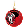 Christmas tree ball Red 8cm