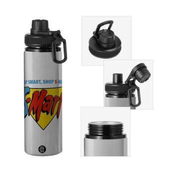 S-mart Evil Dead, Metallic water bottle with safety cap, 850ml aluminum