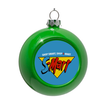 S-mart Evil Dead, Green Christmas tree ornament bauble 8cm