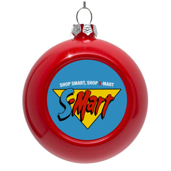 S-mart Evil Dead, Red Christmas tree ornament bauble 8cm